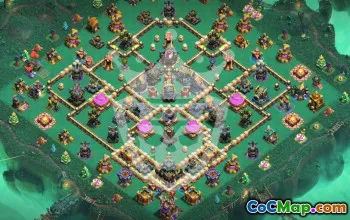 Copy Top Town Hall 17 Base Layouts in Clash of Clans #47831