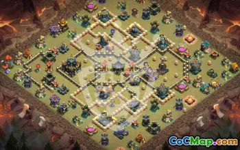 Top TH17 Clash of Clans Base Layouts & Maps #47849