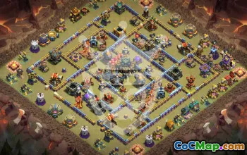 Best Copy Base Layout for TH17 in Clash of Clans #47876