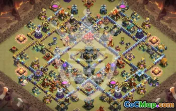 Best Copy Base Layout for Clash of Clans TH17 #47891