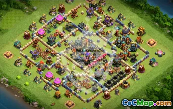 Copy Town Hall 17 Base Layouts for Clash of Clans #47904