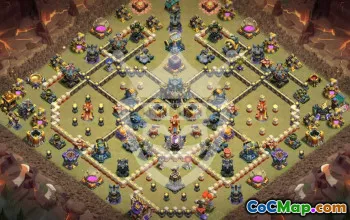 Best Copy Base Layout for Town Hall 17 #47923