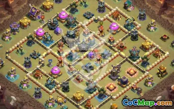 Top Town Hall 17 Base Layouts with Copy Links #47929