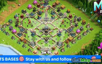 town hall 17, trophy/war base layout #47934