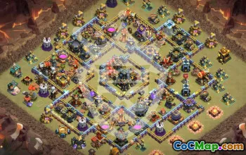 Top Clash of Clans TH17 Base Layouts & Maps #47940
