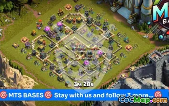town hall 17, trophy/war base layout #47961