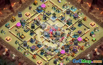 Top Copy Base Layouts for TH17 Clash of Clans #47996