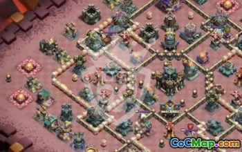 town hall 17, trophy/war base layout #48005