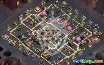 town hall 17, trophy/war base layout #48028