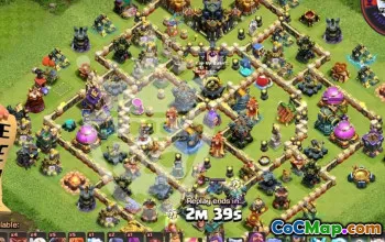 town hall 17, trophy/war base layout #48040