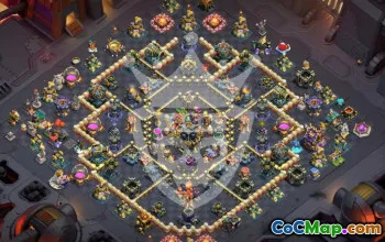 Clash of Clans TH17 Base Layouts & Maps #48046