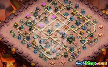 Copy Town Hall 17 Base Layouts with Link #48056