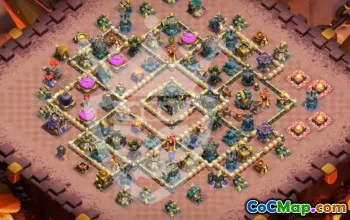Top Clash of Clans Base Layouts for TH17 #48065