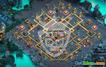 town hall 17, trophy/war base layout #48088