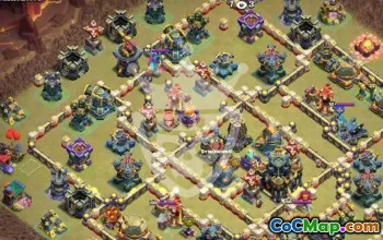 Top Copy Base Layouts for Clash of Clans TH17 #48100