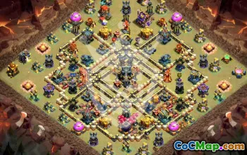 Copy Town Hall 17 Base Layouts with Links #48119