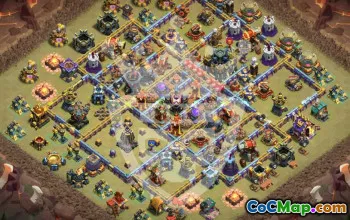 Top Copy Base Layouts for TH17 Clash of Clans #48133