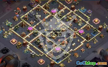 town hall 17, trophy/war base layout #48137