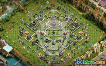 town hall 17, trophy/war base layout #48146