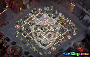 town hall 17, trophy/war base layout #48149