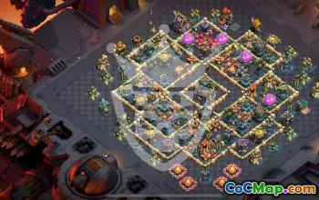 town hall 17, trophy/war base layout #48165