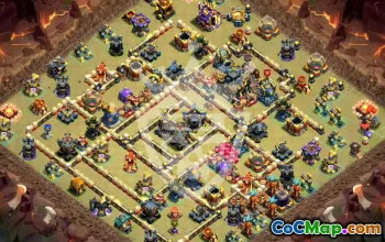 Top Clash of Clans Base Layouts for TH17 #48171