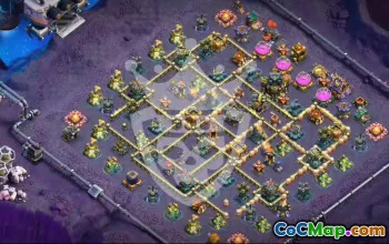 town hall 17, trophy/war base layout #48182