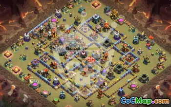Top CoC Town Hall 17 Base Layouts & Maps #48188
