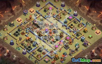 Copy Top TH17 Clash of Clans Base Layouts #48191