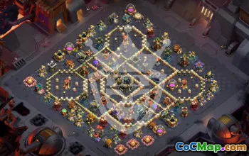 town hall 17, trophy/war base layout #48230