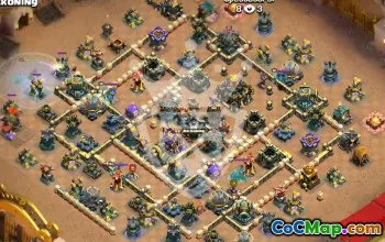 town hall 17, trophy/war base layout #48238