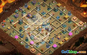 Top Copy Base Layout for Clash of Clans TH17 #48258