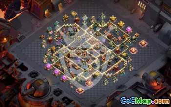 town hall 17, trophy/war base layout #48282