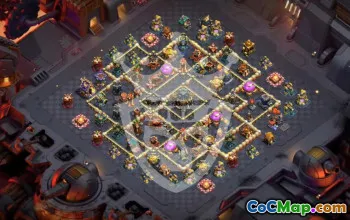 Best Copy Base Layout for TH17 Clash of Clans #48284