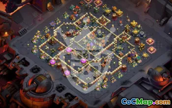 town hall 17, trophy/war base layout #48286