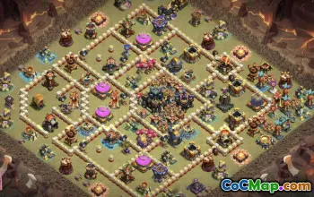 Best Copy Base Layout for Town Hall 17 #48349