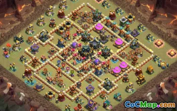 Copy Town Hall 17 Base Layouts with Link #48356