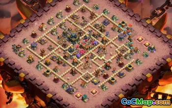 Copy Town Hall 17 Base Layouts with Link #48362