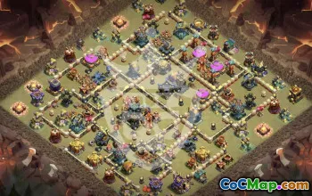 Top Copy Base Layout for TH17 Clash of Clans #48414