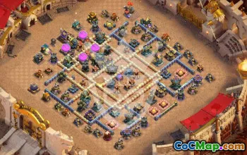 town hall 17, trophy/war base layout #48447