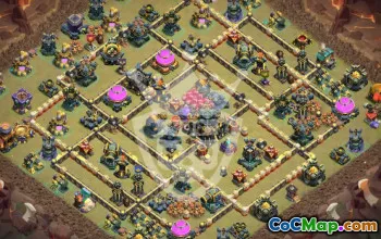 Ultimate TH17 Clash of Clans Base Layouts #48459
