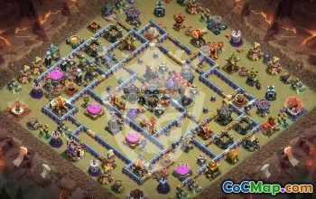 Copy Town Hall 17 Base Layouts for Clash of Clans #48474