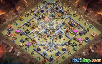 Copy Town Hall 17 Base Layouts for Clash of Clans #48475