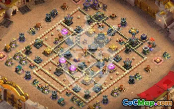 Copy Top Town Hall 17 Clash of Clans Bases #48481