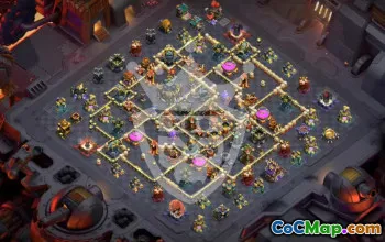 town hall 17, trophy/war base layout #48516