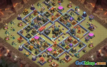 Best Copy Base Layout for Town Hall 17 #48545