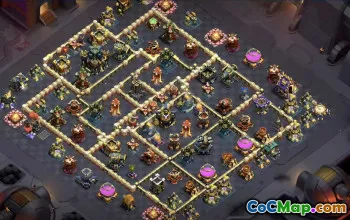 town hall 17, trophy/war base layout #48559