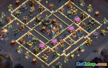 town hall 17, trophy/war base layout #48560