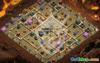 Top Copy Base Layout for TH17 Clash of Clans #48606