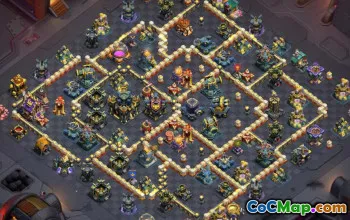 Best Copy Base Layout for TH17 Clash of Clans #48619